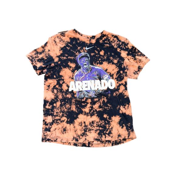 Colorado Rockies Nolan Arenado Nike Bleached Tee - Picture 1 of 4